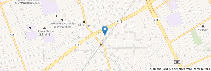 Mapa de ubicacion de マルカン en 日本, 东京都/東京都, 目黒区.