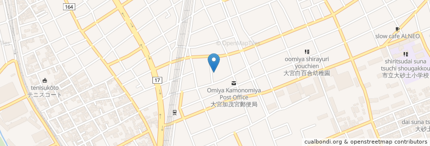 Mapa de ubicacion de みんなの家・宮原 en Japonya, 埼玉県, さいたま市, 北区.