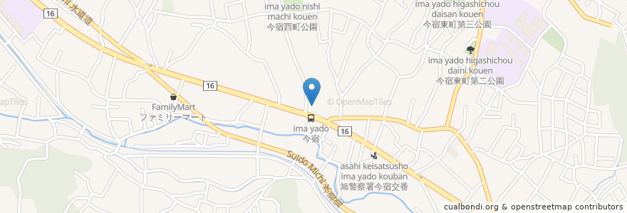 Mapa de ubicacion de クリエイトSD en 日本, 神奈川縣, 横滨市, 旭区.
