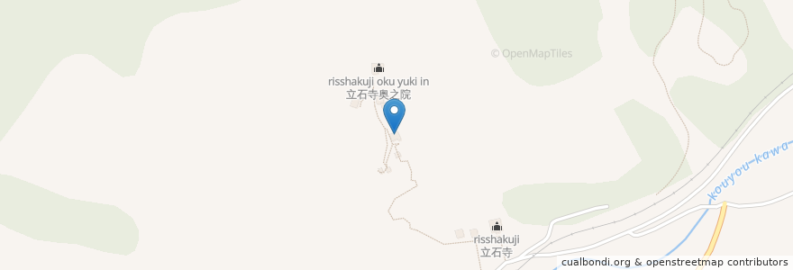 Mapa de ubicacion de 性相院 en 日本, 山形県, 山形市.