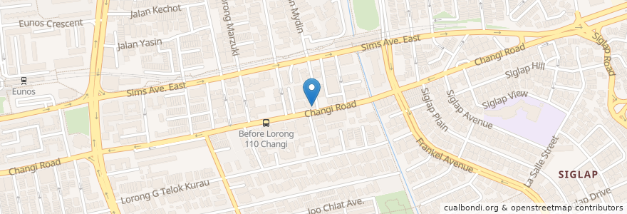 Mapa de ubicacion de Hock Choo Coffee House en Singapour, Southeast.