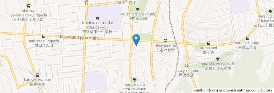 Mapa de ubicacion de あなざわ歯科 en Japão, 神奈川県, Tóquio, 横浜市.