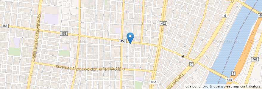 Mapa de ubicacion de 太白楼 en Japan, 東京都, 台東区.