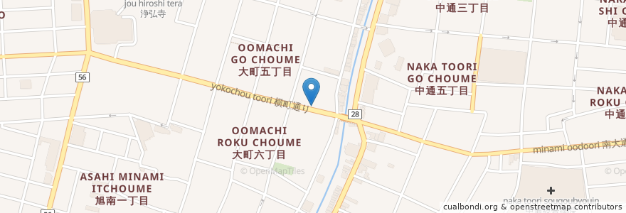 Mapa de ubicacion de HOLLYS Ⅱ en 日本, 秋田県, 秋田市.