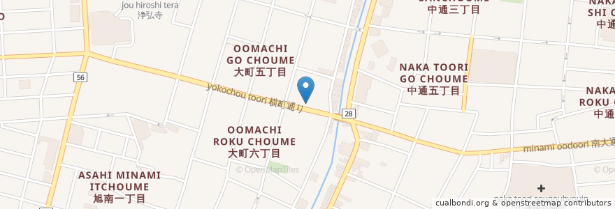 Mapa de ubicacion de ぷらんたん en 日本, 秋田県, 秋田市.