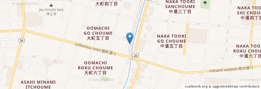 Mapa de ubicacion de いじげん en 日本, 秋田県, 秋田市.