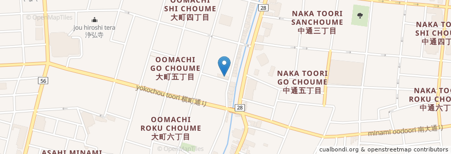 Mapa de ubicacion de レイ・サイド en ژاپن, 秋田県, 秋田市.
