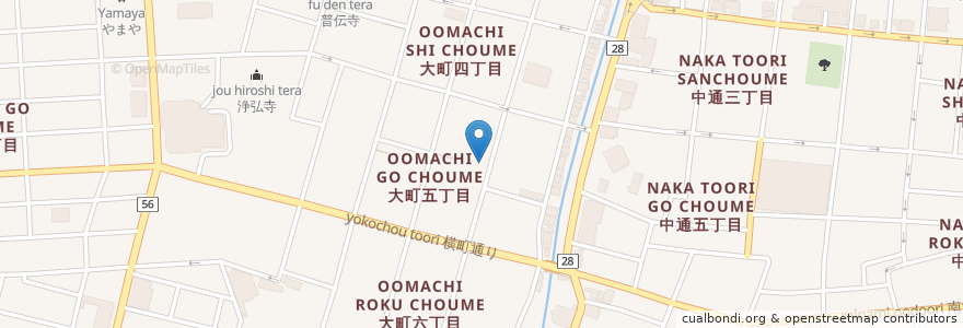 Mapa de ubicacion de スペード en ژاپن, 秋田県, 秋田市.