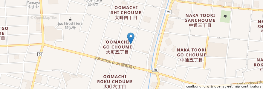 Mapa de ubicacion de いしだりゅういち en اليابان, أكيتا, 秋田市.
