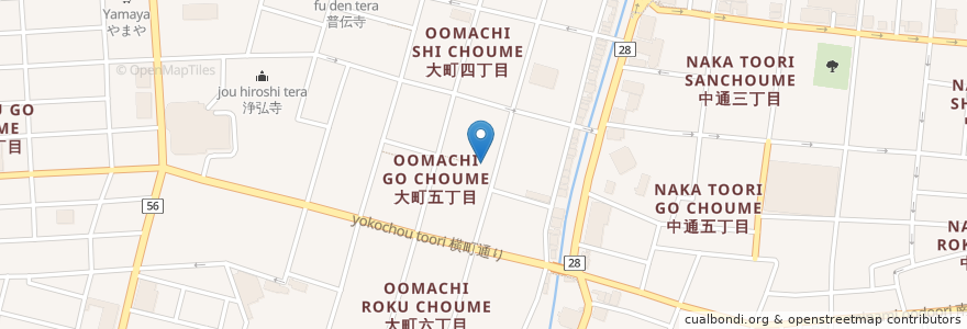 Mapa de ubicacion de ガッデス en Jepun, 秋田県, 秋田市.