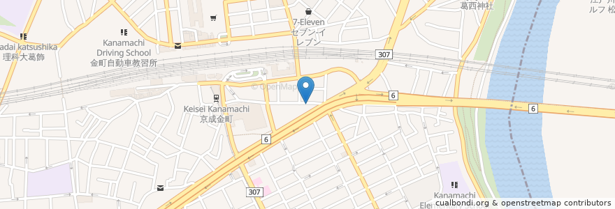 Mapa de ubicacion de ラリグラス en 일본, 도쿄도, 葛飾区.