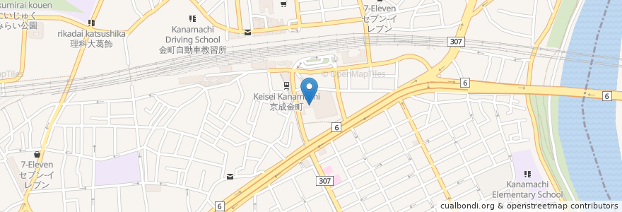 Mapa de ubicacion de 大戸屋 en Japão, Tóquio, 葛飾区.