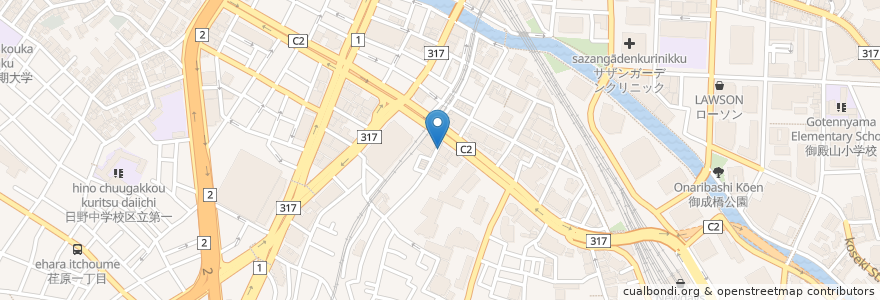 Mapa de ubicacion de La Fata en Japan, 東京都, 品川区.