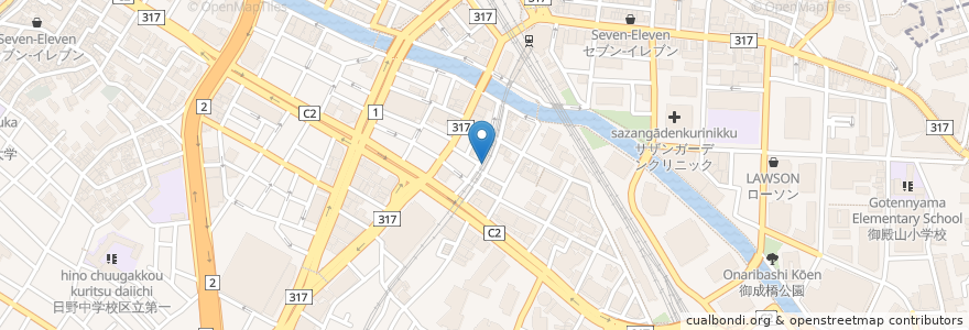 Mapa de ubicacion de BUTCHER REPUBLIC UNITED en Japonya, 東京都, 品川区.