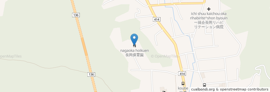 Mapa de ubicacion de 伊豆の国市立 長岡保育園 en 日本, 静冈县, 伊豆之國市.