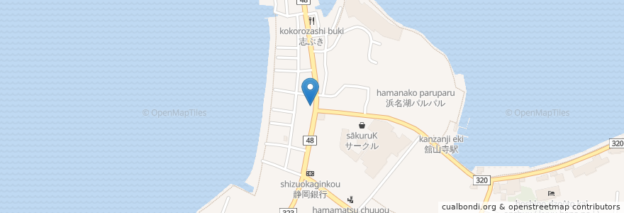 Mapa de ubicacion de 羽っぴー en Japão, 静岡県, 浜松市, 西区.