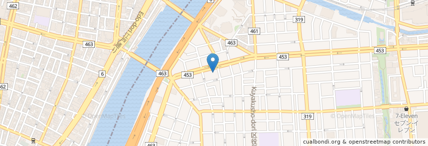 Mapa de ubicacion de 遍照院 en Japão, Tóquio, 墨田区.