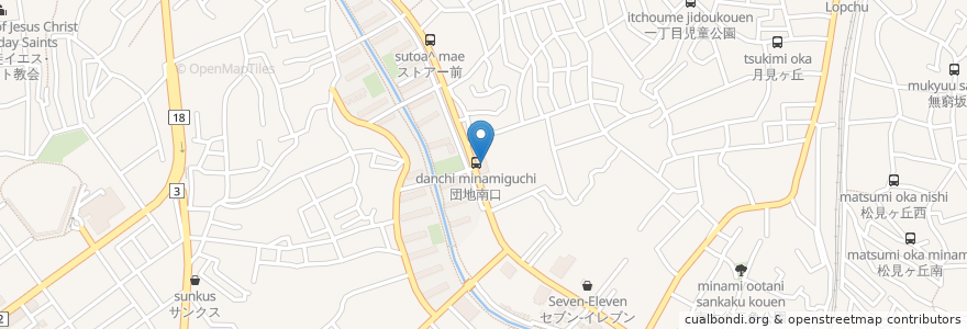 Mapa de ubicacion de 小野寺クリニック en Japonya, 東京都, 町田市.