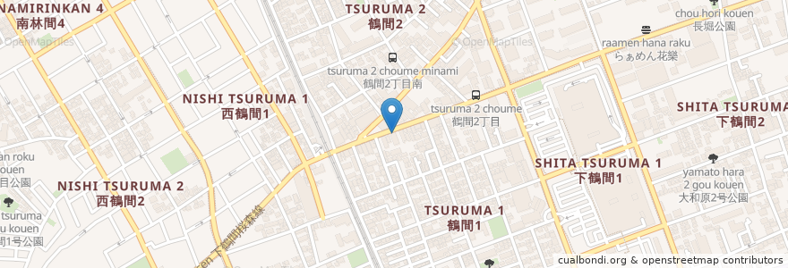 Mapa de ubicacion de 鳥坊主 en Japonya, 神奈川県, 大和市.