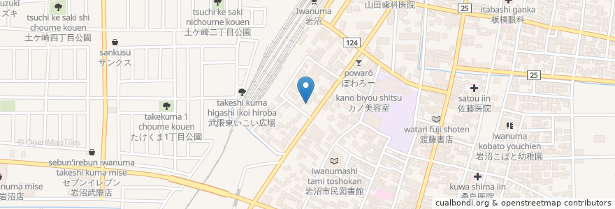 Mapa de ubicacion de サポートセンター リーチェ en Japon, Préfecture De Miyagi, 岩沼市.