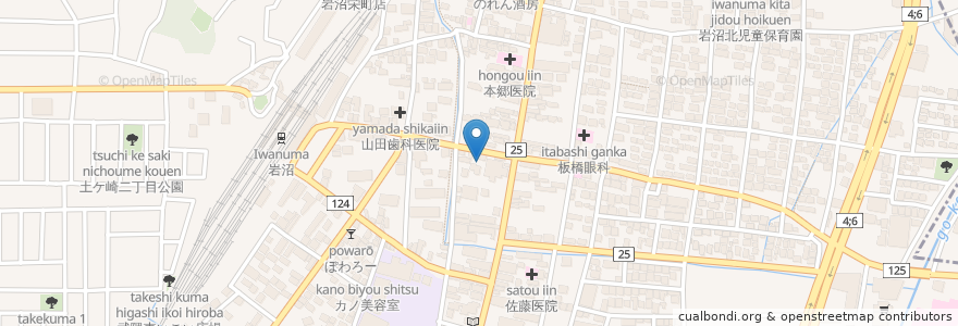 Mapa de ubicacion de 栄光ゼミナール 岩沼教室 en 日本, 宮城県, 岩沼市.
