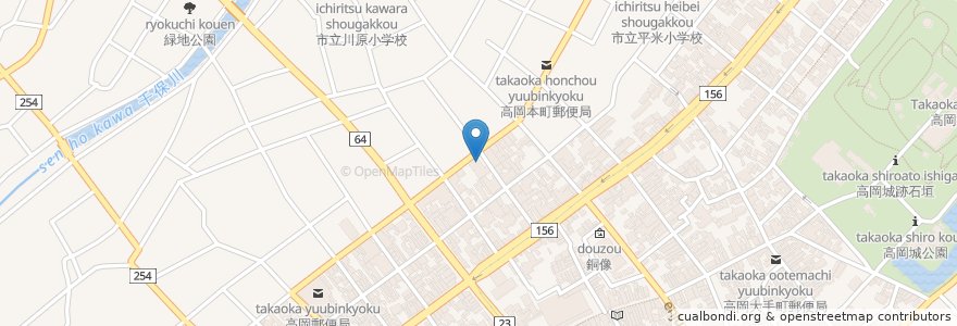Mapa de ubicacion de Craftan(クラフタン) en 日本, 富山県, 高岡市.