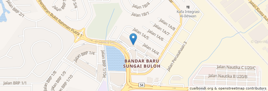 Mapa de ubicacion de Secret Recipe en Malezya, Selangor, Shah Alam.