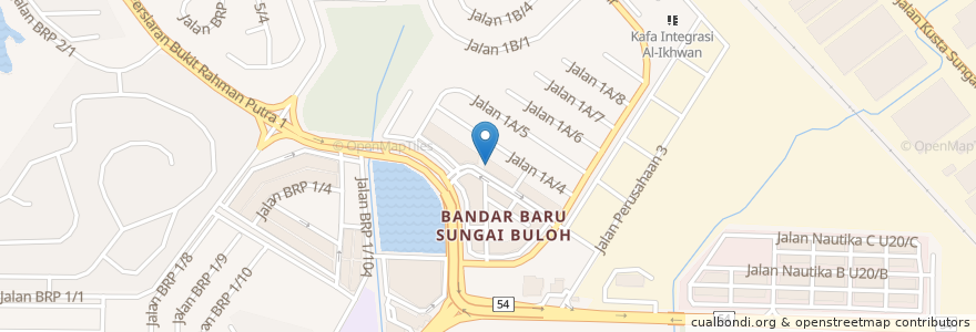 Mapa de ubicacion de Restoran Mun Yick en Malaysia, Selangor, Shah Alam.