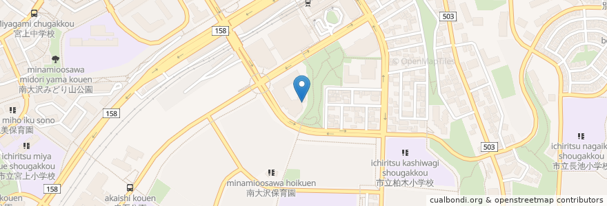 Mapa de ubicacion de 男女トイレ en اليابان, 東京都, 八王子市.