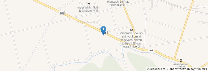 Mapa de ubicacion de 田津田 en 日本, 宮城県, 石巻市.