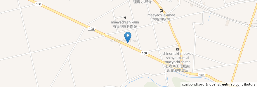 Mapa de ubicacion de 呑処 るみちゃん en 日本, 宫城县, 石巻市.