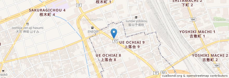 Mapa de ubicacion de 勇すし en Jepun, 埼玉県, さいたま市, 大宮区.