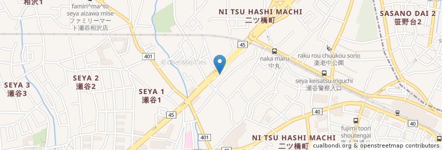 Mapa de ubicacion de ラーメンショップ en Jepun, 神奈川県, 横浜市, 瀬谷区.