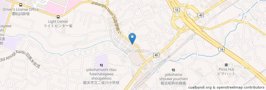 Mapa de ubicacion de GROTTA PICCOLA en ژاپن, 神奈川県, 横浜市, 旭区.