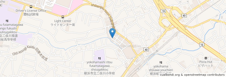 Mapa de ubicacion de 嵯峨野 en Japão, 神奈川県, 横浜市, 旭区.