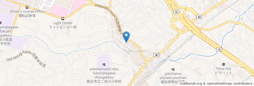 Mapa de ubicacion de イングリッシュファースト en Japonya, 神奈川県, 横浜市, 旭区.