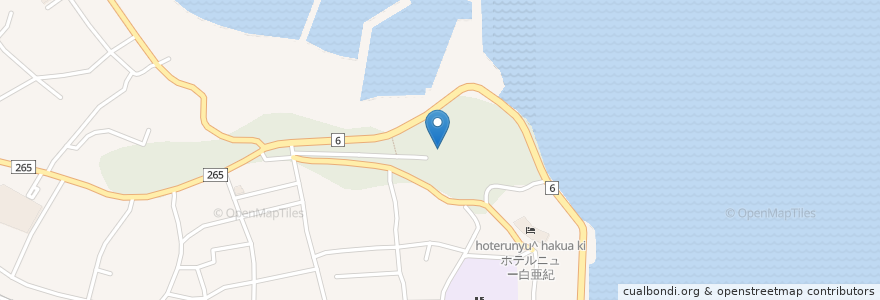 Mapa de ubicacion de 酒列磯前神社 en اليابان, إيباراكي, ひたちなか市.
