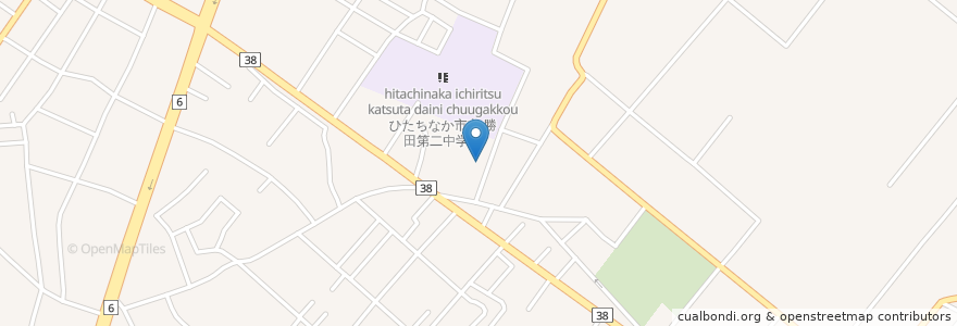 Mapa de ubicacion de 鹿嶋神社 en Япония, Ибараки, ひたちなか市.