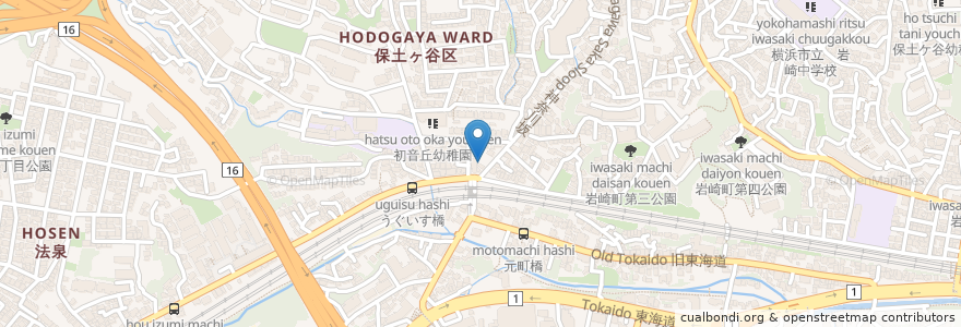 Mapa de ubicacion de 保土ヶ谷小柳歯科クリニック en Japan, Präfektur Kanagawa, Yokohama, 保土ヶ谷区.