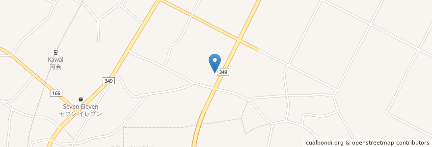 Mapa de ubicacion de 岩船神社 en 日本, 茨城県, 常陸太田市.