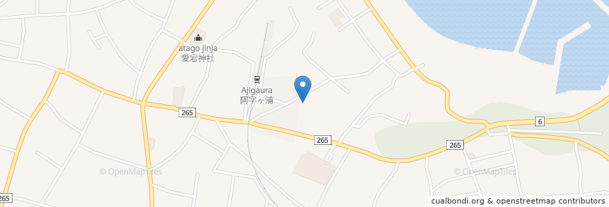 Mapa de ubicacion de ほしいも神社 en 일본, 이바라키현, ひたちなか市.