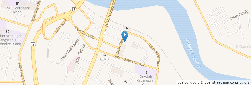 Mapa de ubicacion de J&T Express en Malaysia, Selangor, Klang Municipal Council.