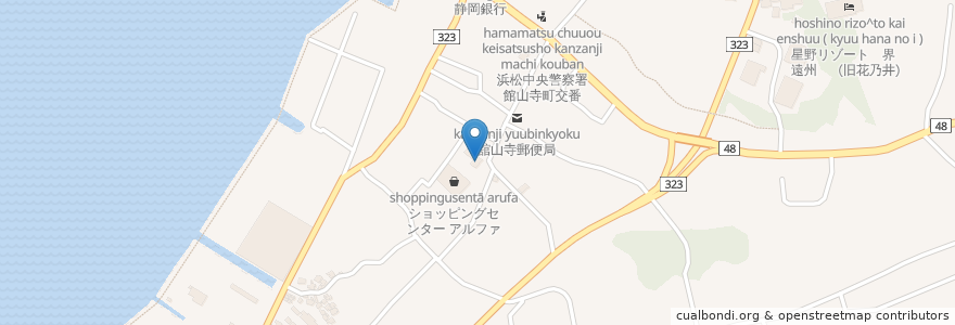Mapa de ubicacion de 弥平次 en Япония, Сидзуока, 浜松市, 西区.