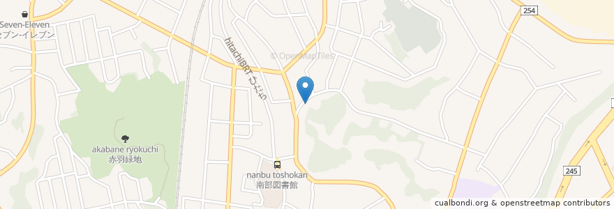 Mapa de ubicacion de 二十三夜尊堂 en 일본, 이바라키현, 日立市.