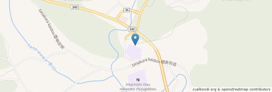 Mapa de ubicacion de 西仲霊峰社 (秋葉神社) en Japan, Ibaraki Prefecture, Hitachi.