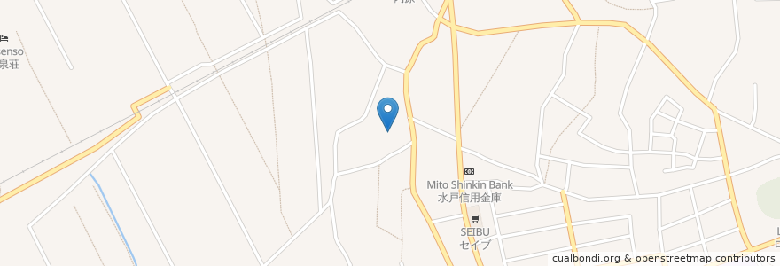 Mapa de ubicacion de 鹿嶋神社 en Japonya, 茨城県, 水戸市.