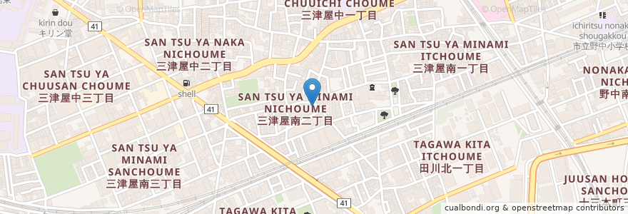 Mapa de ubicacion de 武蔵鮨 en Japon, Préfecture D'Osaka, 大阪市, 淀川区.