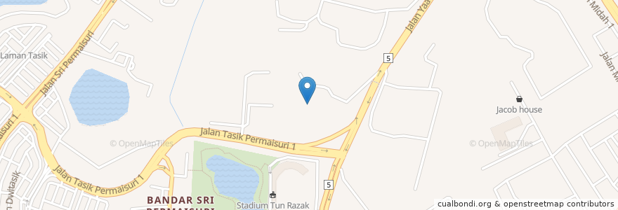 Mapa de ubicacion de Sekolah Menengah Teknik Kuala Lumpur en Malasia, Selangor, Kuala Lumpur, Cheras.
