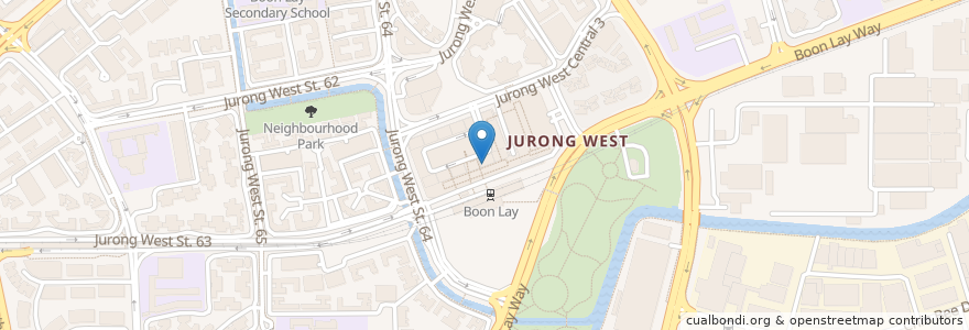 Mapa de ubicacion de Guardian en Singapour, Southwest.