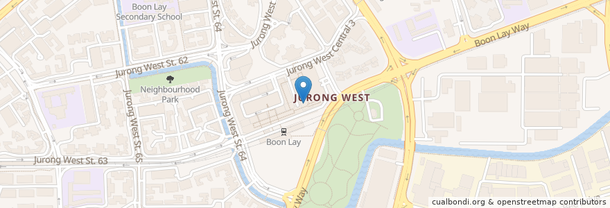 Mapa de ubicacion de Hot Tomato en 新加坡, 西南区.